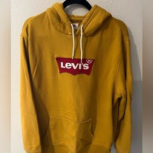 Levi’s Hooded Sweatshirt, Hoodie, Mustard Yellow/Gold - Men’s XL